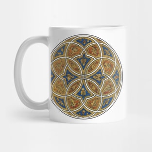 Coptic Manuscript Cross Medallion Mug